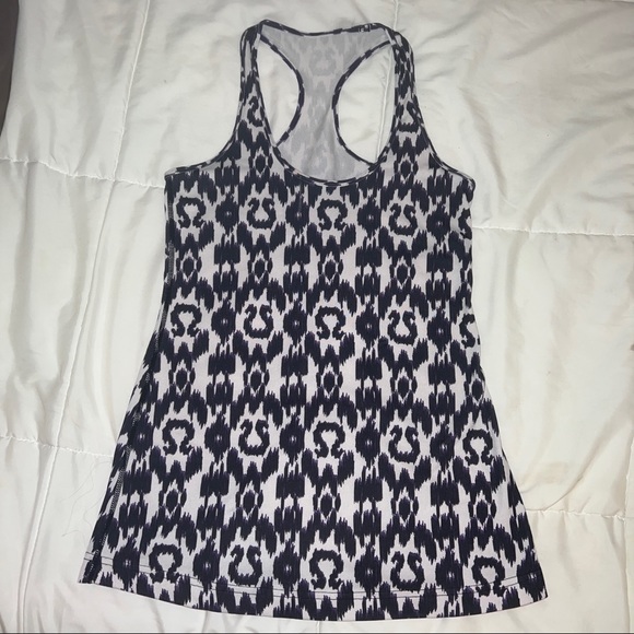 Lululemon Cool Racerback Tank - ikat print *RARE* - Picture 4 of 11
